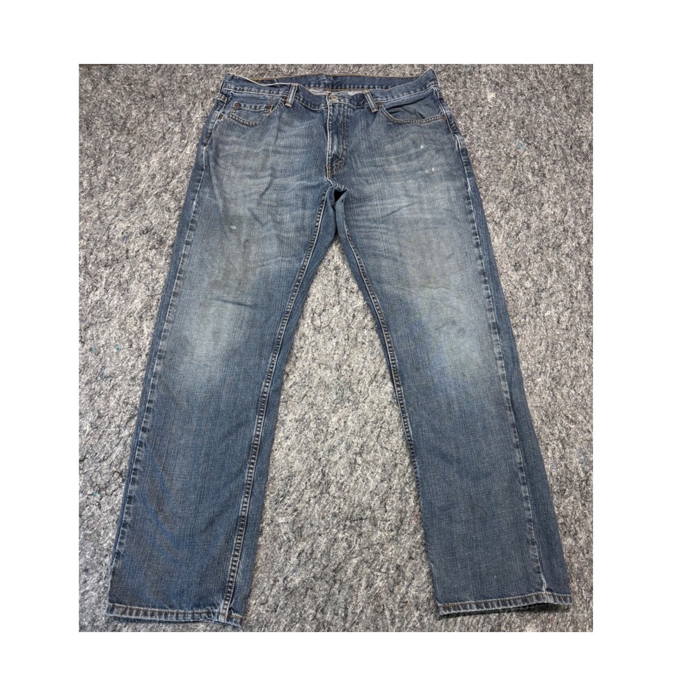 Levis 559 Relaxed Straight Mens Blue Denim Jeans 38x34 Medium Wash Classic